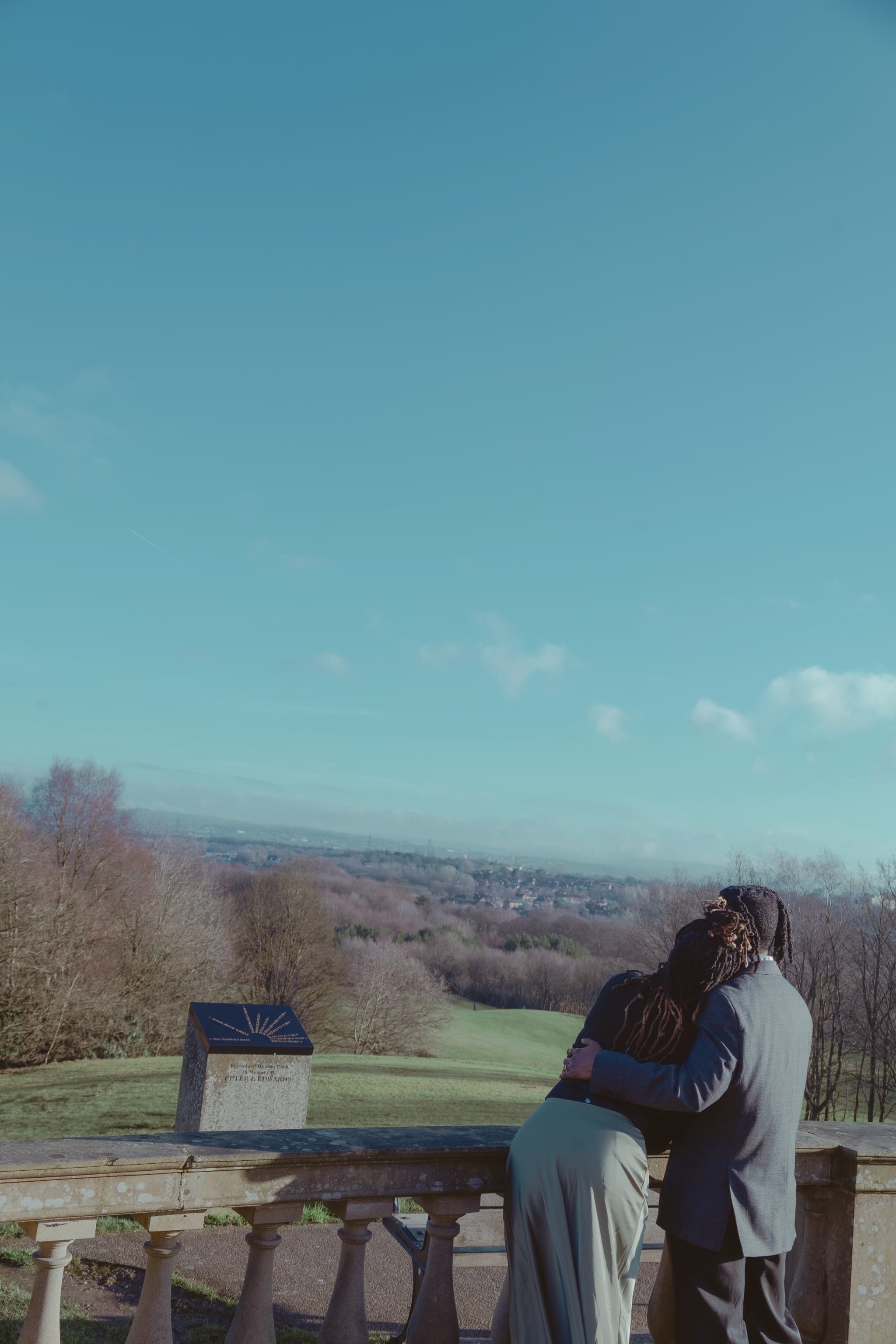 Eno and Ijay on their wedding day
