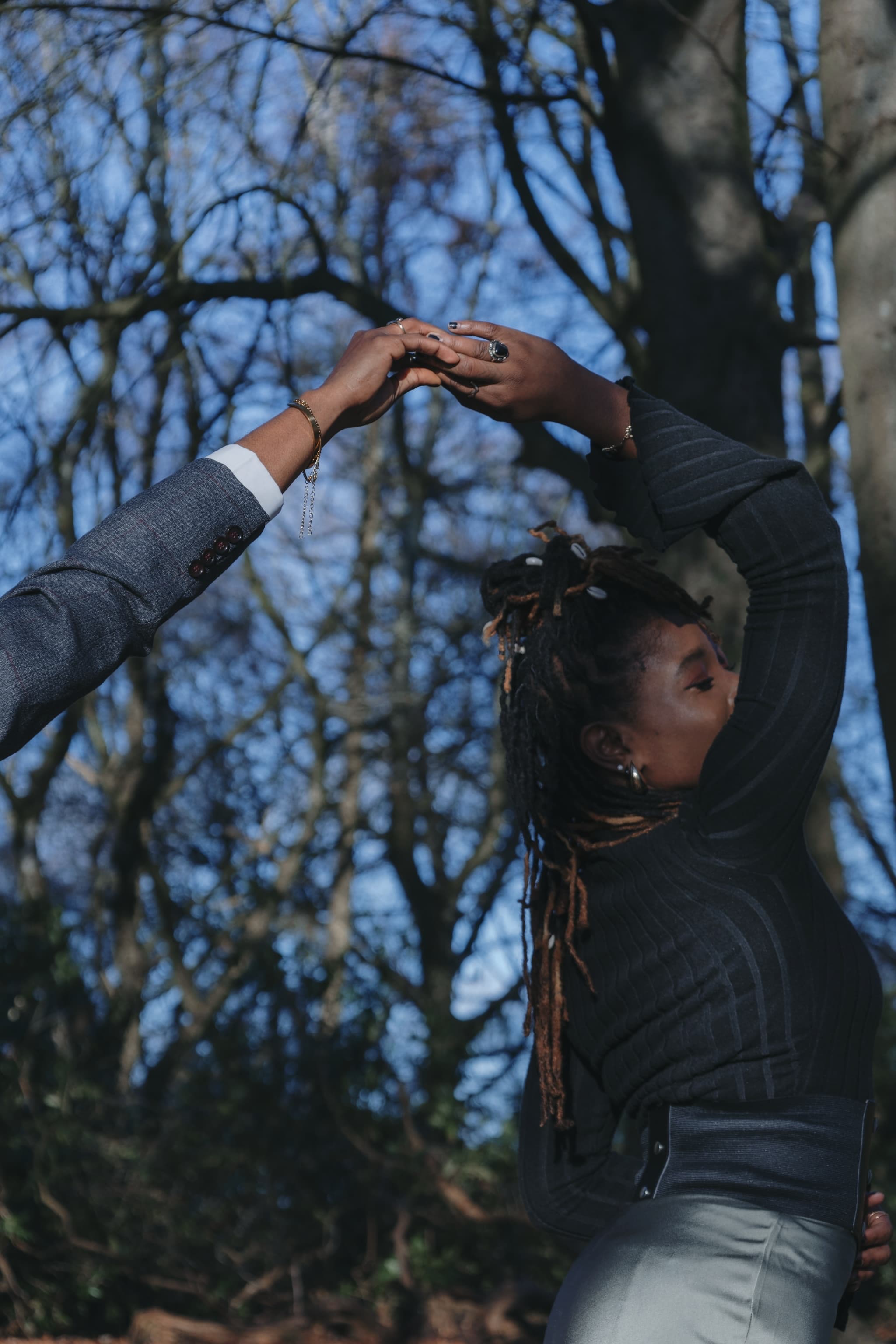 A candid laugh between Ijay and Eno